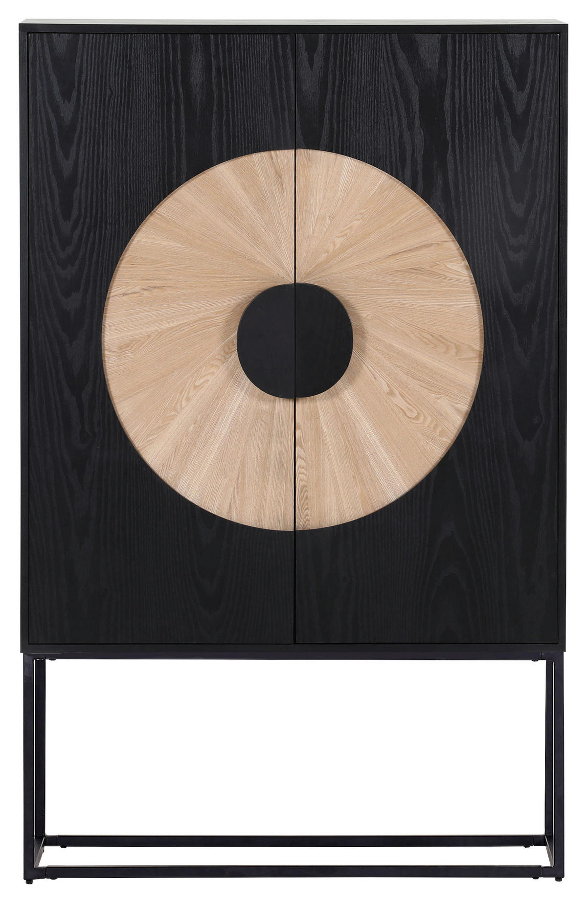 HIGHBOARD  in 100/156/40 cm  - Schwarz/Braun, Design, Holz/Holzwerkstoff (100/156/40cm) - Landscape