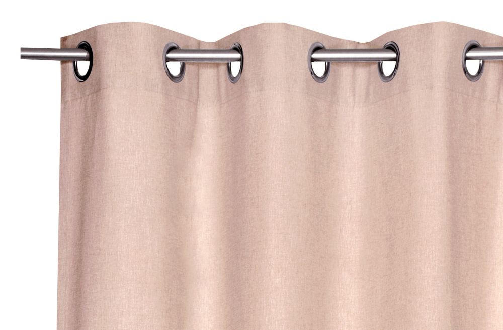 ÖSENSCHAL E-Harp blickdicht 140/250 cm - Ecru/Hellrosa, Basics, Textil (140/250cm) - Esprit