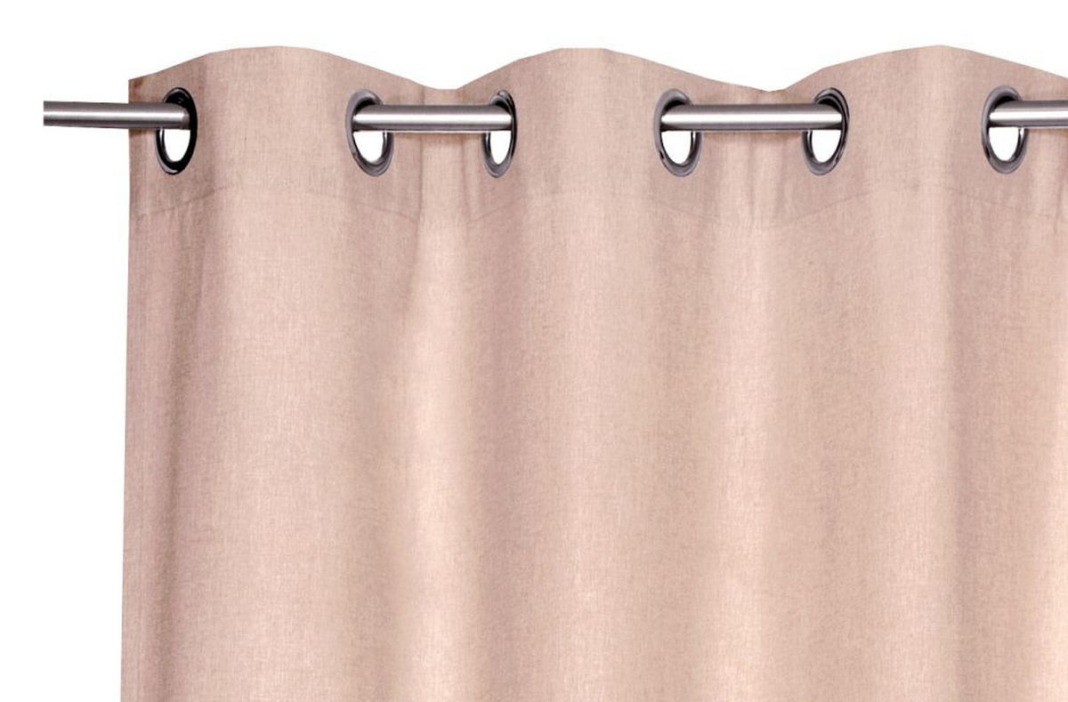 ÖSENSCHAL E-Harp blickdicht 140/250 cm   - Ecru/Hellrosa, Basics, Textil (140/250cm) - Esprit