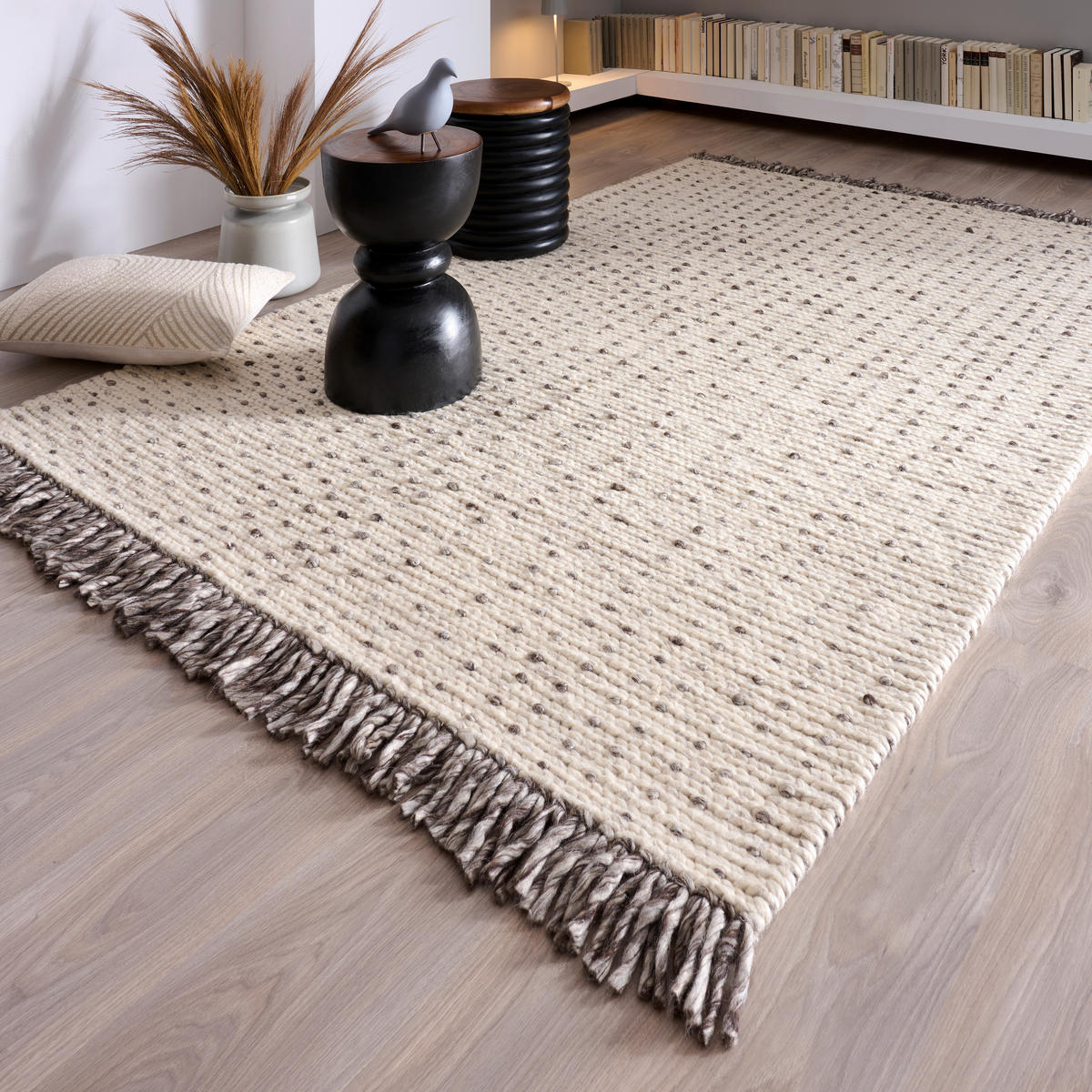 HANDWEBTEPPICH 80/150 cm Naturfarben  - Naturfarben, Natur, Textil (80/150cm) - Linea Natura