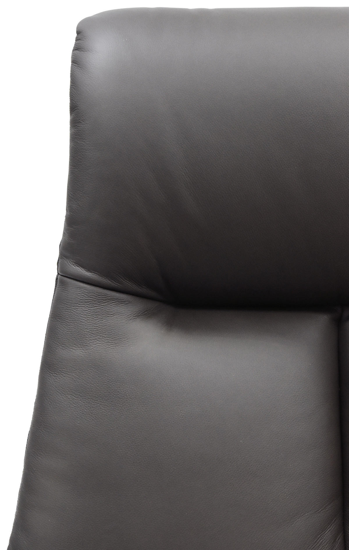 RELAXSESSELSET Lederlook Echtleder    - Dunkelbraun/Schwarz, Design, Leder/Holz (72/109/86/111/81cm) - Livetastic