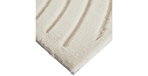 HOCHFLORTEPPICH 40/60 cm Siena Beige rechteckig  - Beige, Design, Kunststoff/Textil (40/60cm) - Boxxx