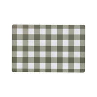 BORDSTABLETT Rut plast grön, vit  - vit/grön, Basics, plast (40/30/0.2cm)