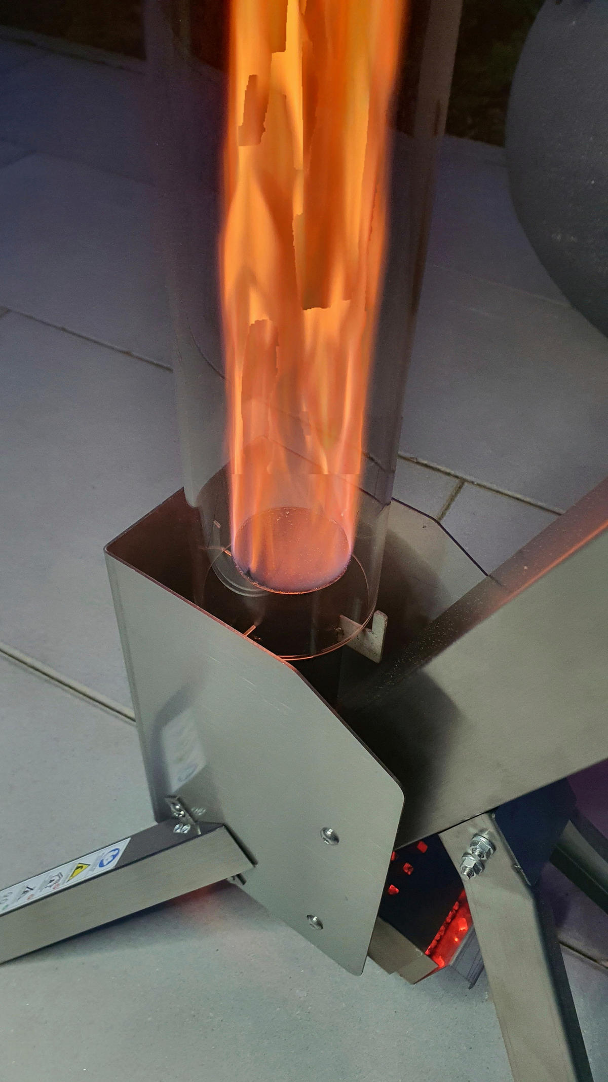 FEUERSTELLE  - Edelstahlfarben, KONVENTIONELL, Metall (44/129/35cm)