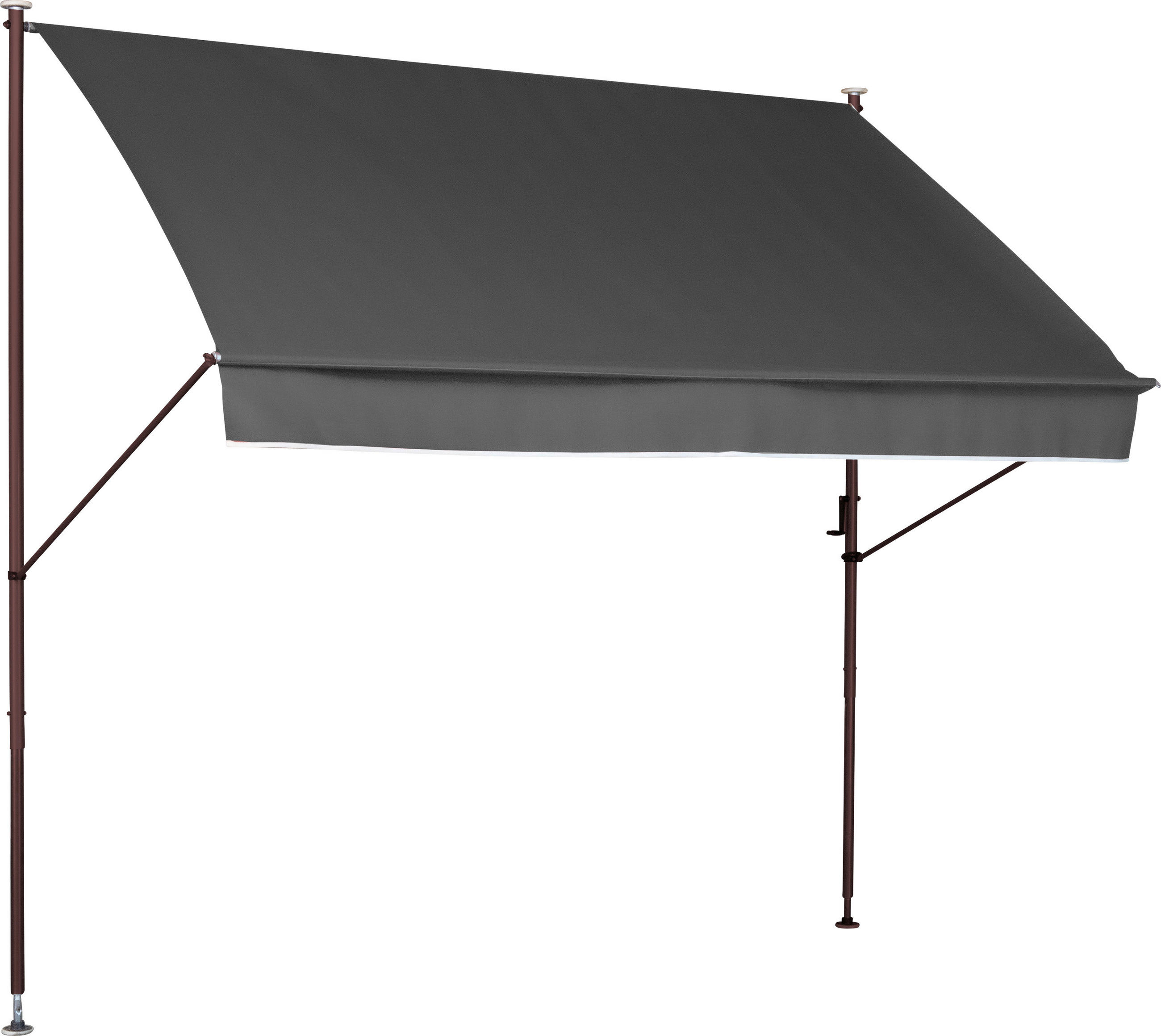 Boxxx Klemmmarkise Anthrazit 350x225-275x150 cm