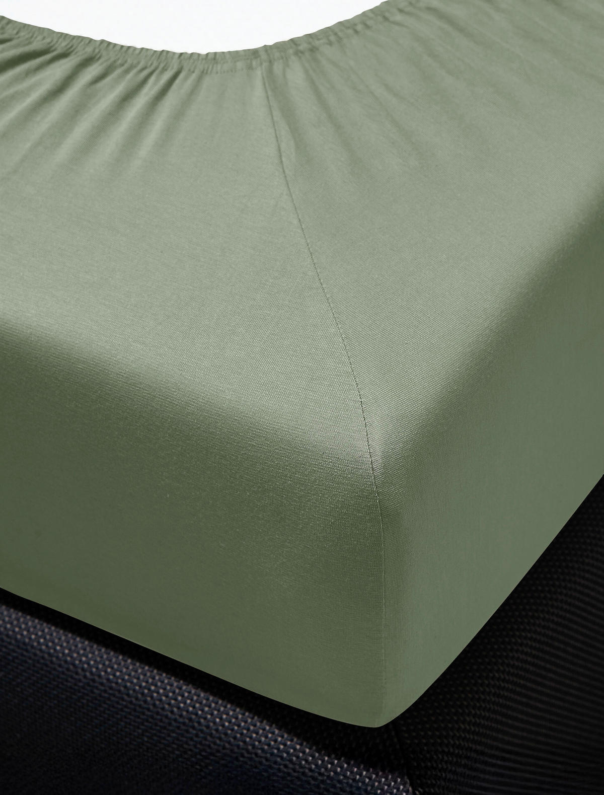 SPANNBETTTUCH Jersey  - Grün, KONVENTIONELL, Textil (90-100/200cm) - Irisette