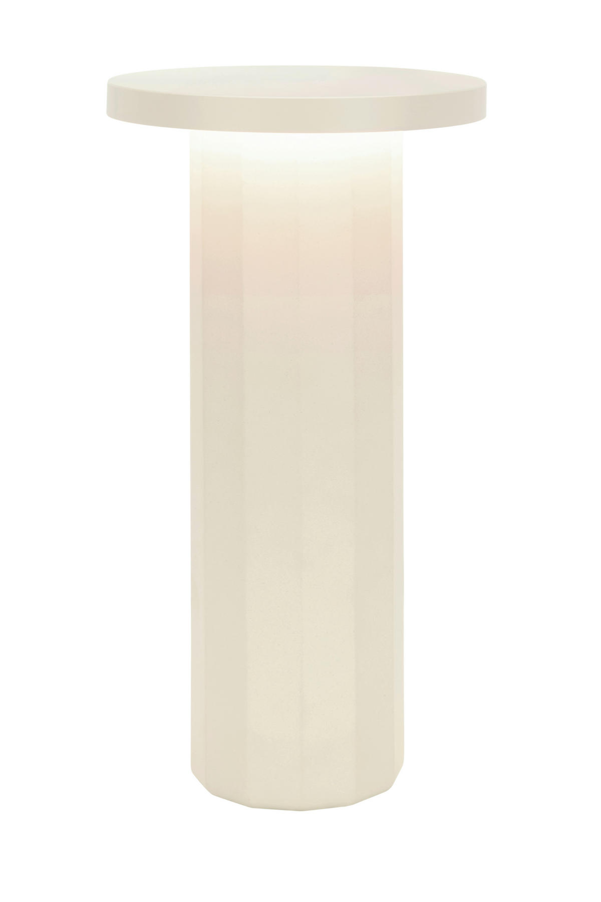 STOLNÍ LAMPA NA BATERIE, dotykový stmívač, 16/31,6 cm  - pískové barvy, Design, kov/kámen (16/31,6cm) - Dieter Knoll