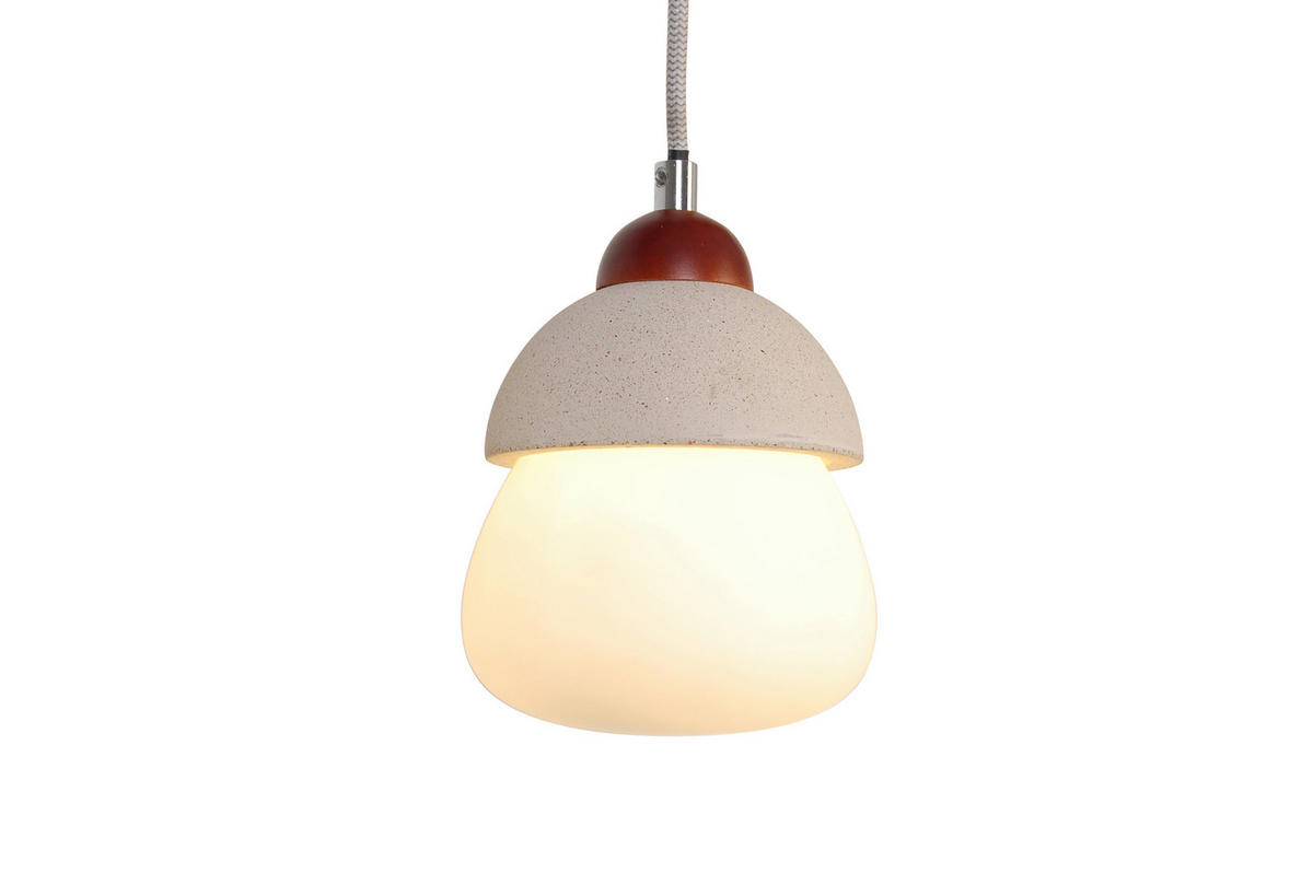 HÄNGELEUCHTE 80/13/130 cm   - Opal, Trend, Glas/Stein (80/13/130cm) - Novel