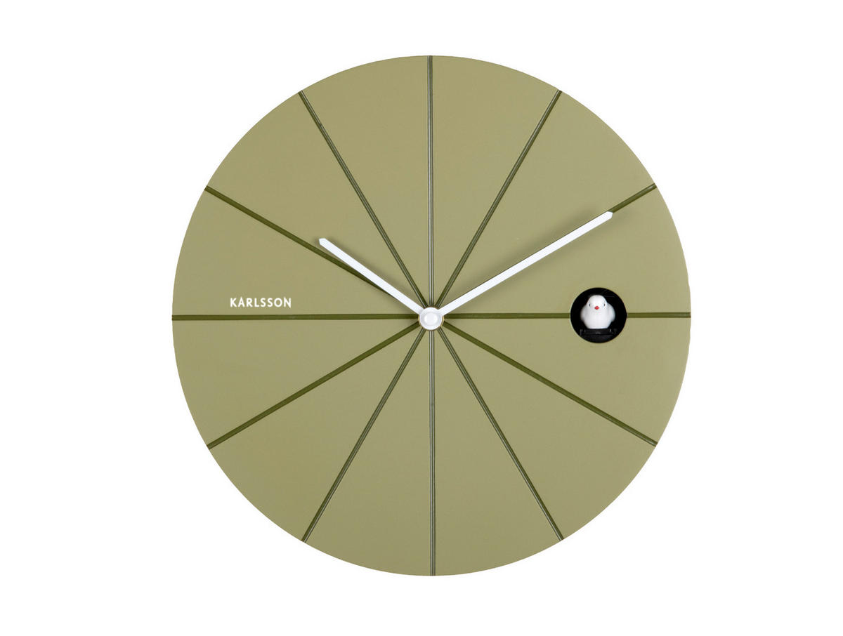 UHR  Smaragdgrün 29 cm  - Smaragdgrün, Basics, Kunststoff (29cm) - Karlsson