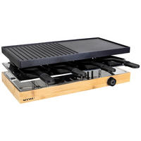 RACLETTE-GRILL  - Design, Holz/Metall (42/14/21cm) - Nouvel