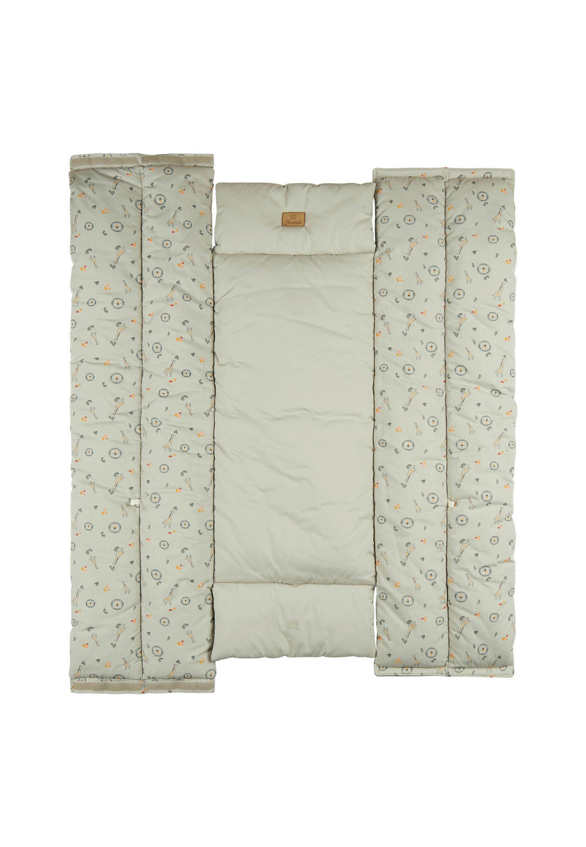 NESTCHEN Safari  70/50/15 cm   - Mintgrau, Basics, Textil (70/50/15cm) - Sterntaler