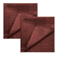 Serviette 2er-Set 50/50 cm   - Rotbraun/Rot, Basics, Textil (50/50cm) - Joop!