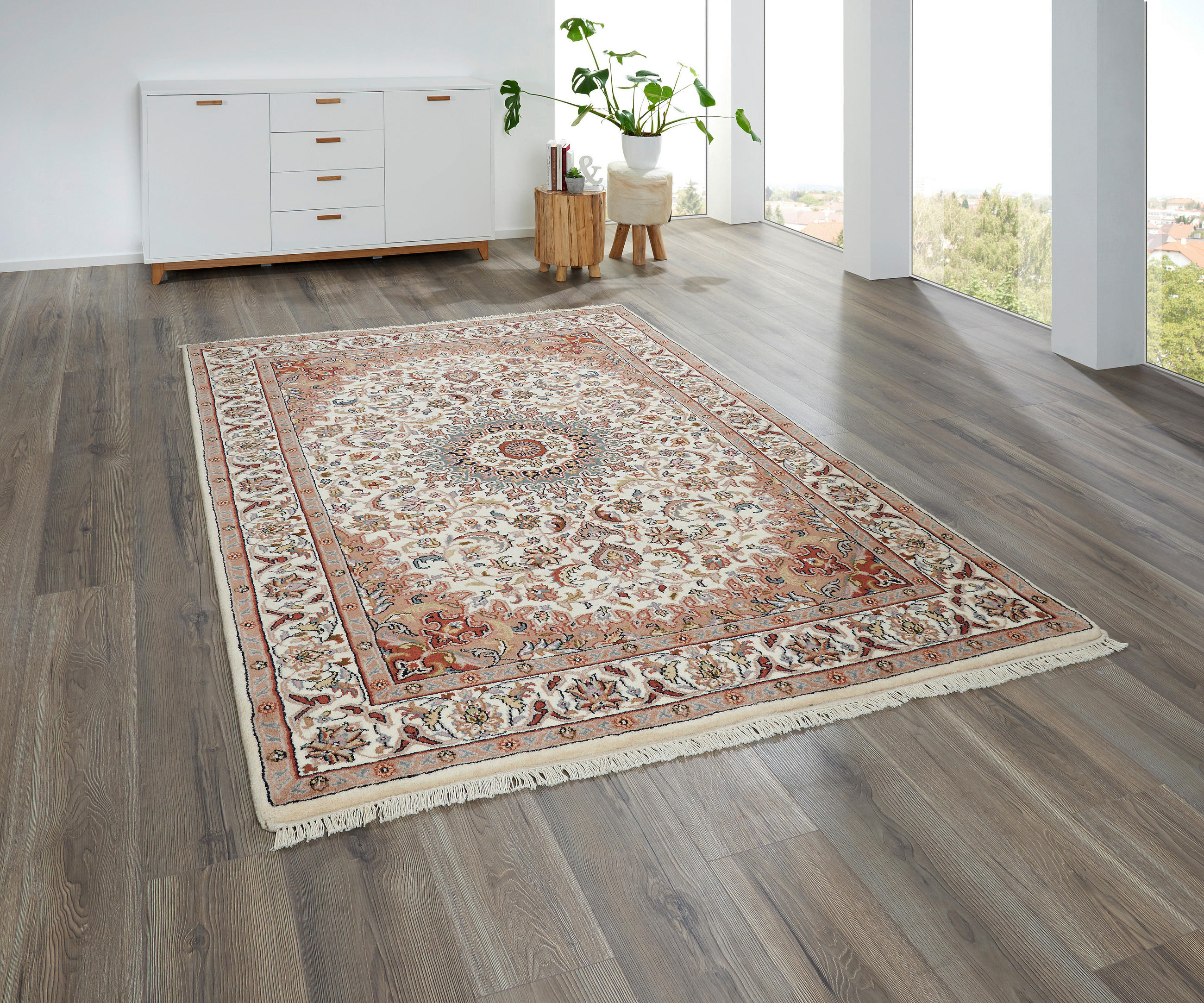 ORIENTTEPPICH 70/140 cm Nain Cream  - Creme, Lifestyle, Textil (70/140cm) - Cazaris