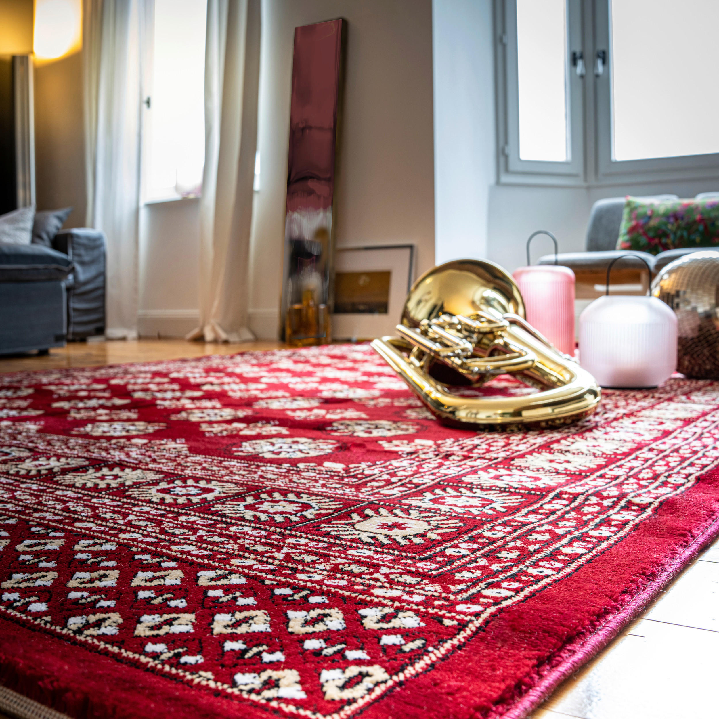 ORIENTTEPPICH 40/60 cm My Ariana  - Rot, Konventionell, Textil (40/60cm)