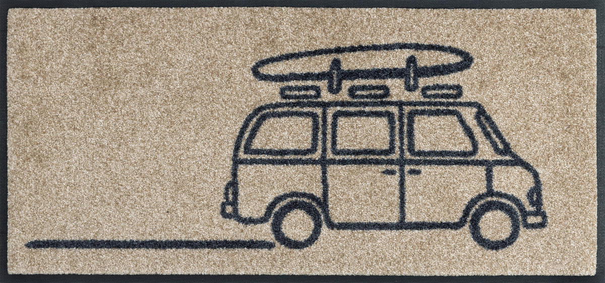 BĚHOUN, 35/75 cm, béžová - béžová, Konvenční, textil/plast (35/75cm) - wash+dry