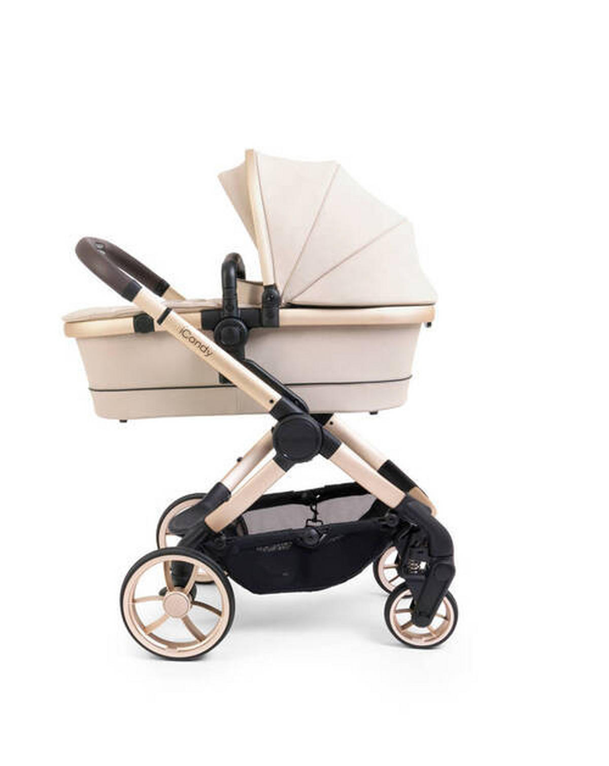 DJEČJA KOLICA  PEACH 7  - bež/zlatne boje, Basics, tekstil/plastika (75/55/39cm) - ICANDY