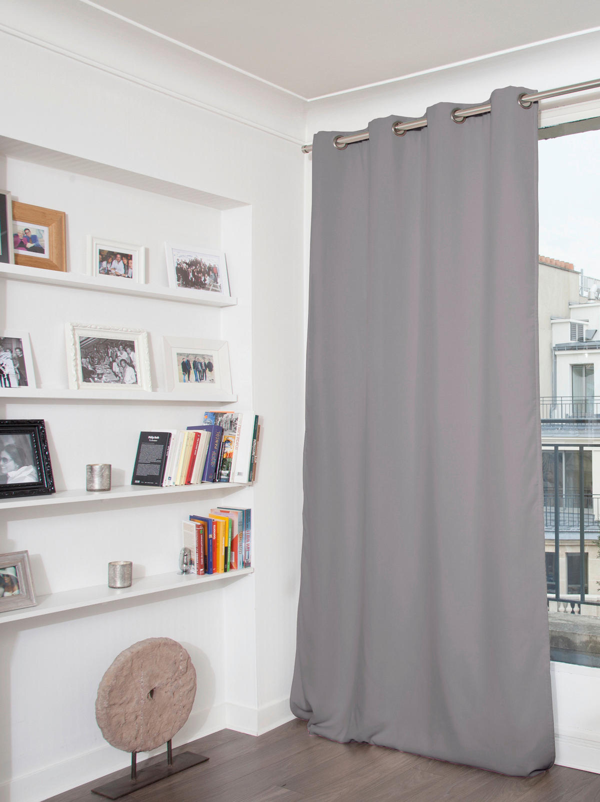 VERDUNKELUNGSVORHANG Verdunkelung  - Grau, Basics, Textil (140/260cm)