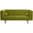 SOFA in Textil Grün - Dunkelbraun/Grün, Design, Holz/Textil (200/80/87cm) - Carryhome SOFA in Textil Grün - Dunkelbraun/Grün, Design, Holz/Textil (200/80/87cm) - Carryhome