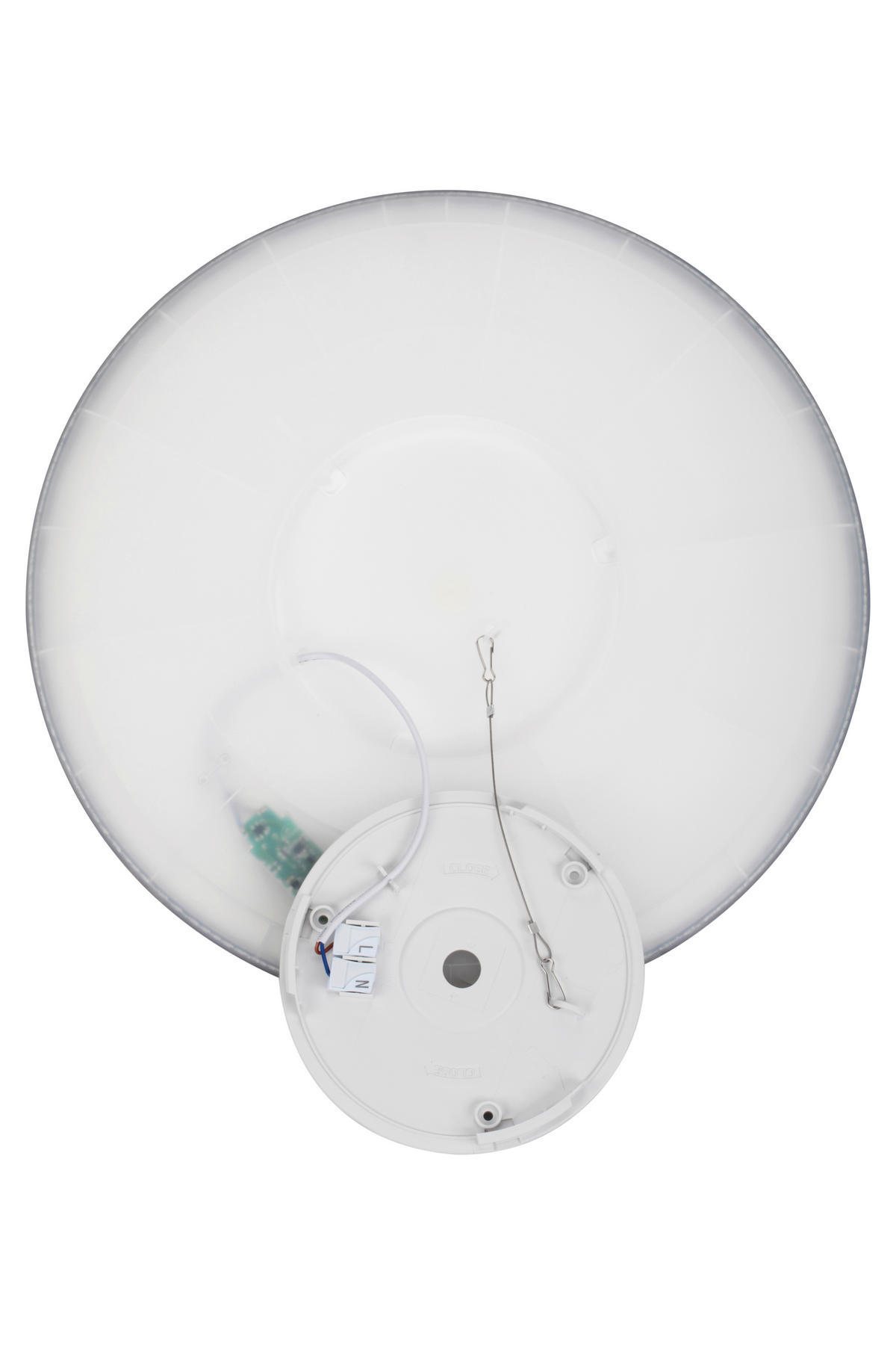 STROPNÍ LED SVÍTIDLO, 42/2,9 cm  - černá, Basics, plast (42/2,9cm) - Novel