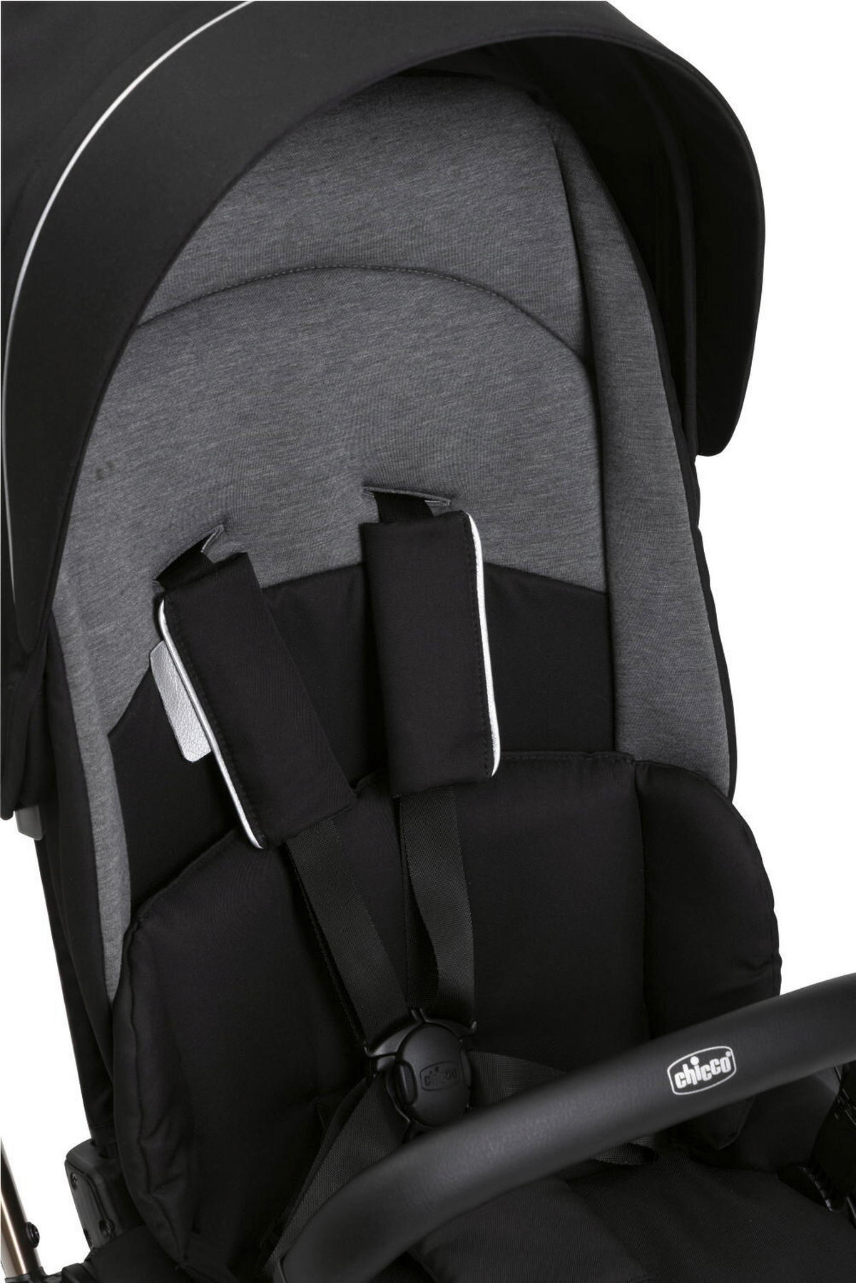 BUGGY One4ever Lounge  - Schwarz, Basics, Textil/Metall (51/99-109/78cm) - Chicco