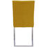 SCHWINGSTUHL in Metall, Textil Gelb, Edelstahlfarben - Edelstahlfarben/Gelb, Design, Textil/Metall (47/97/60cm) - Moderano SCHWINGSTUHL in Metall, Textil Gelb, Edelstahlfarben - Edelstahlfarben/Gelb, Design, Textil/Metall (47/97/60cm) - Moderano