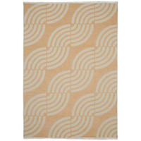 FLACHWEBETEPPICH 80/250 cm Waves Gelb  - Gelb, LIFESTYLE, Textil (80/250cm) - Novel