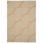 FLACHWEBETEPPICH 160/230 cm Waves Gelb  - Gelb, Trend, Textil (160/230cm) - Novel