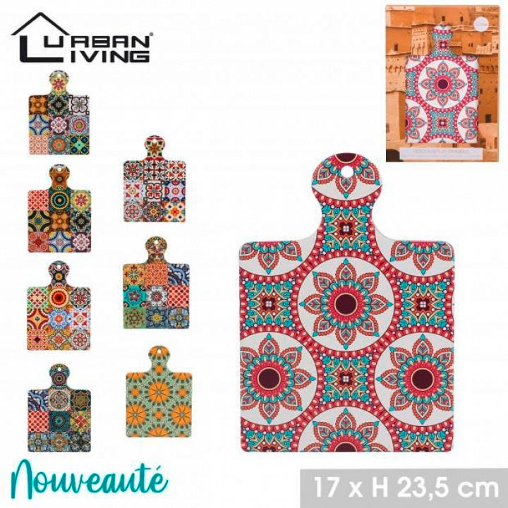 PODMETAČ ZA LONAC - višebojno, Basics, keramika (17/23,5cm)