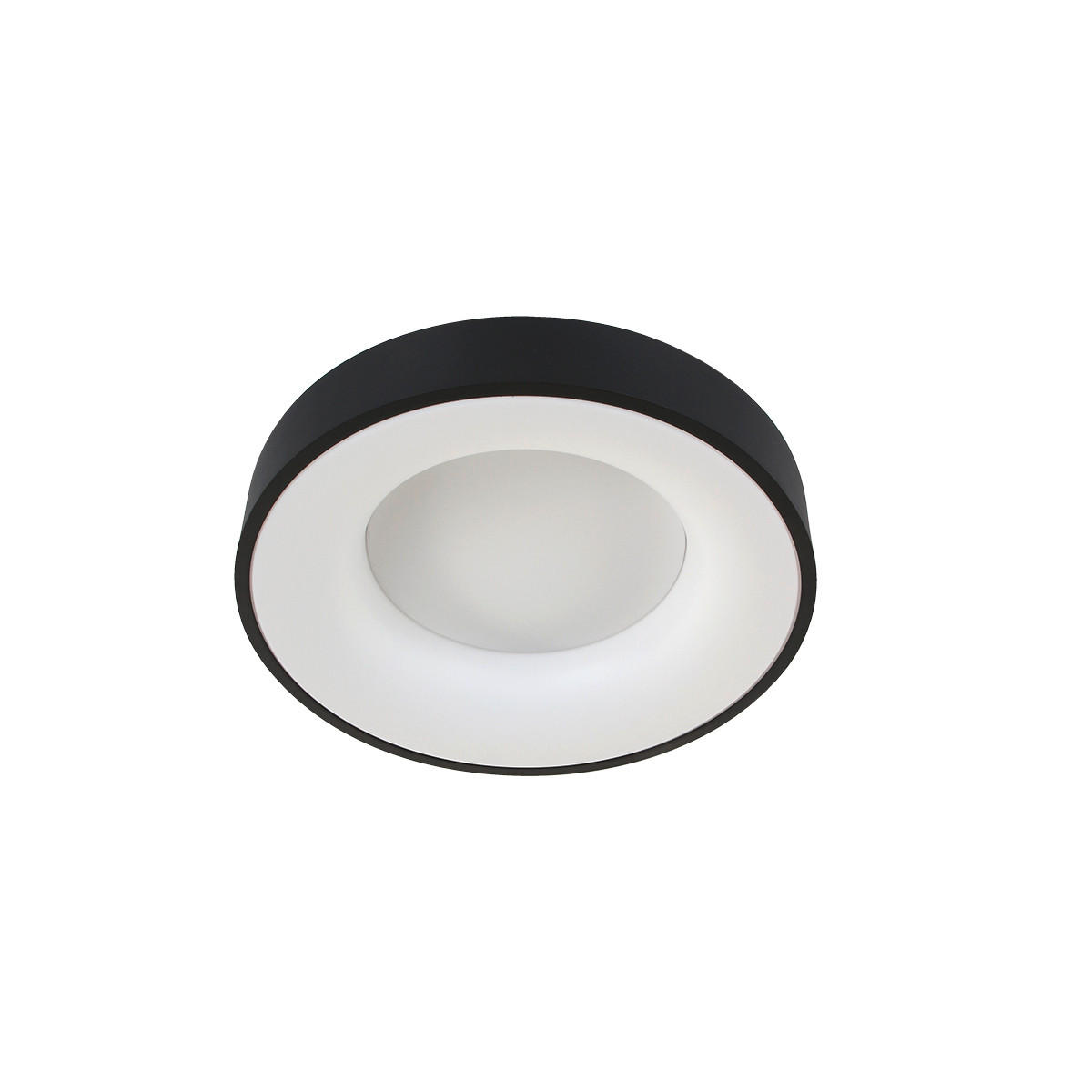 LED-DECKENLEUCHTE 38/9 cm   - Schwarz, Basics, Kunststoff/Metall (38/9cm)