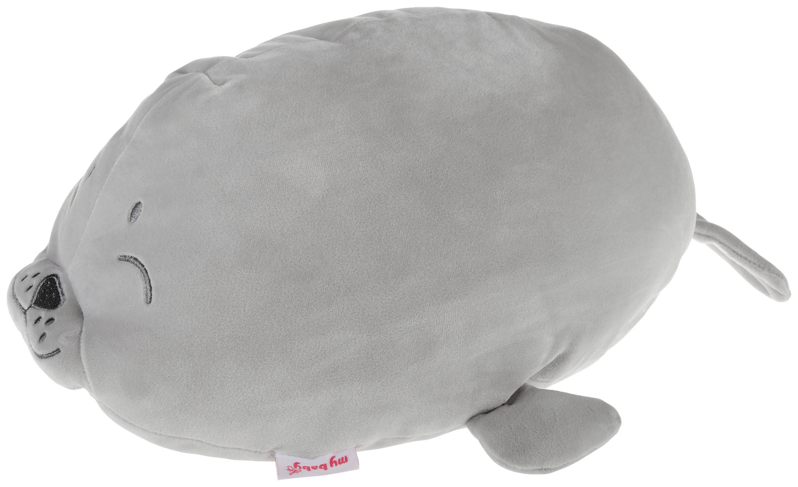 PLÜSCHTIER Wali  - Hellgrau, Basics, Textil (50/28cm) - My Baby Lou