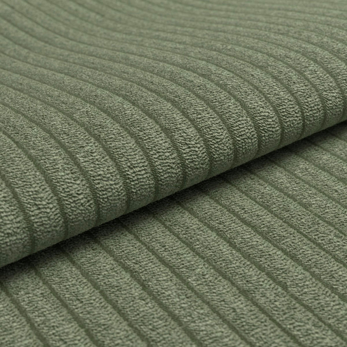 HOCKER Cord Grün  - Schwarz/Grün, Design, Kunststoff/Textil (80/42/80cm) - Pure Home Lifestyle