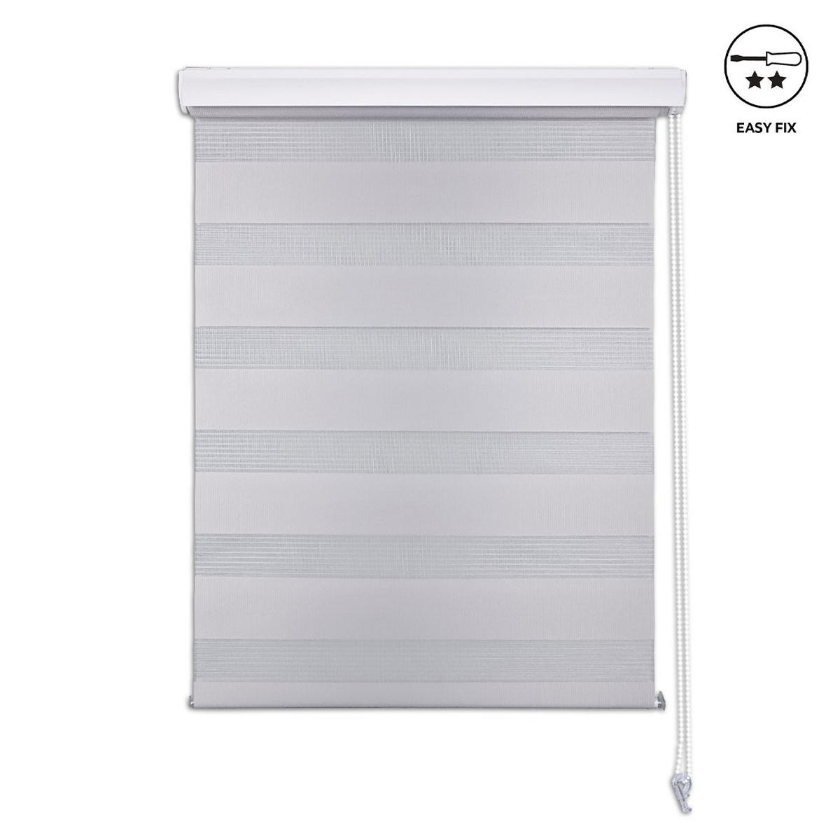 DVOSTRUKA ROLO ZAVJESA siva tekstil - siva, Basics, tekstil (80/160cm) - Boxxx