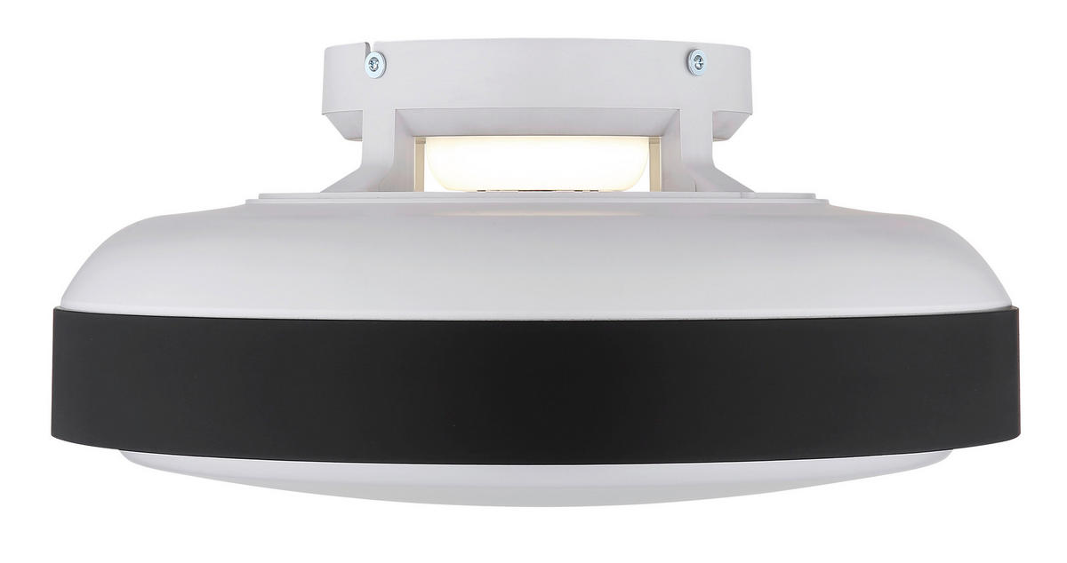 DECKENVENTILATOR  45/20 cm    - Weiss/Opal, Basics, Kunststoff (45/20cm) - Globo