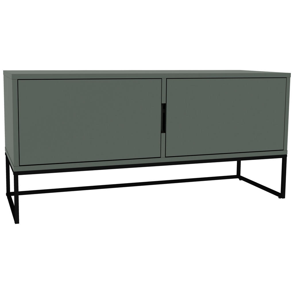 XXXL NÍZKÁ KOMODA, tmavě zelená, 118/57/43 cm
