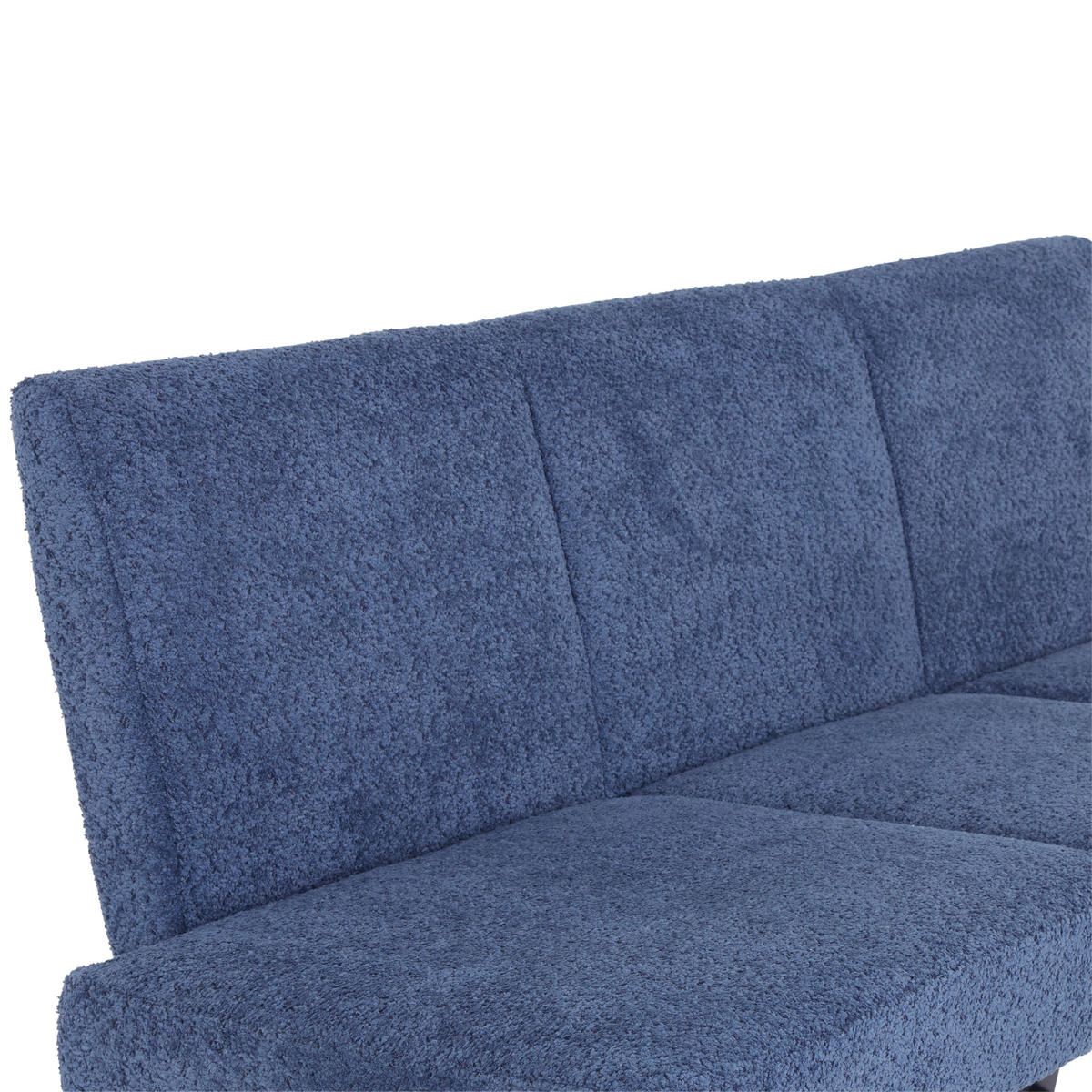 SITZBANK 166/82/61 cm Dunkelblau  - Schwarz/Dunkelblau, MODERN, Textil/Metall (166/82/61cm) - MID.YOU