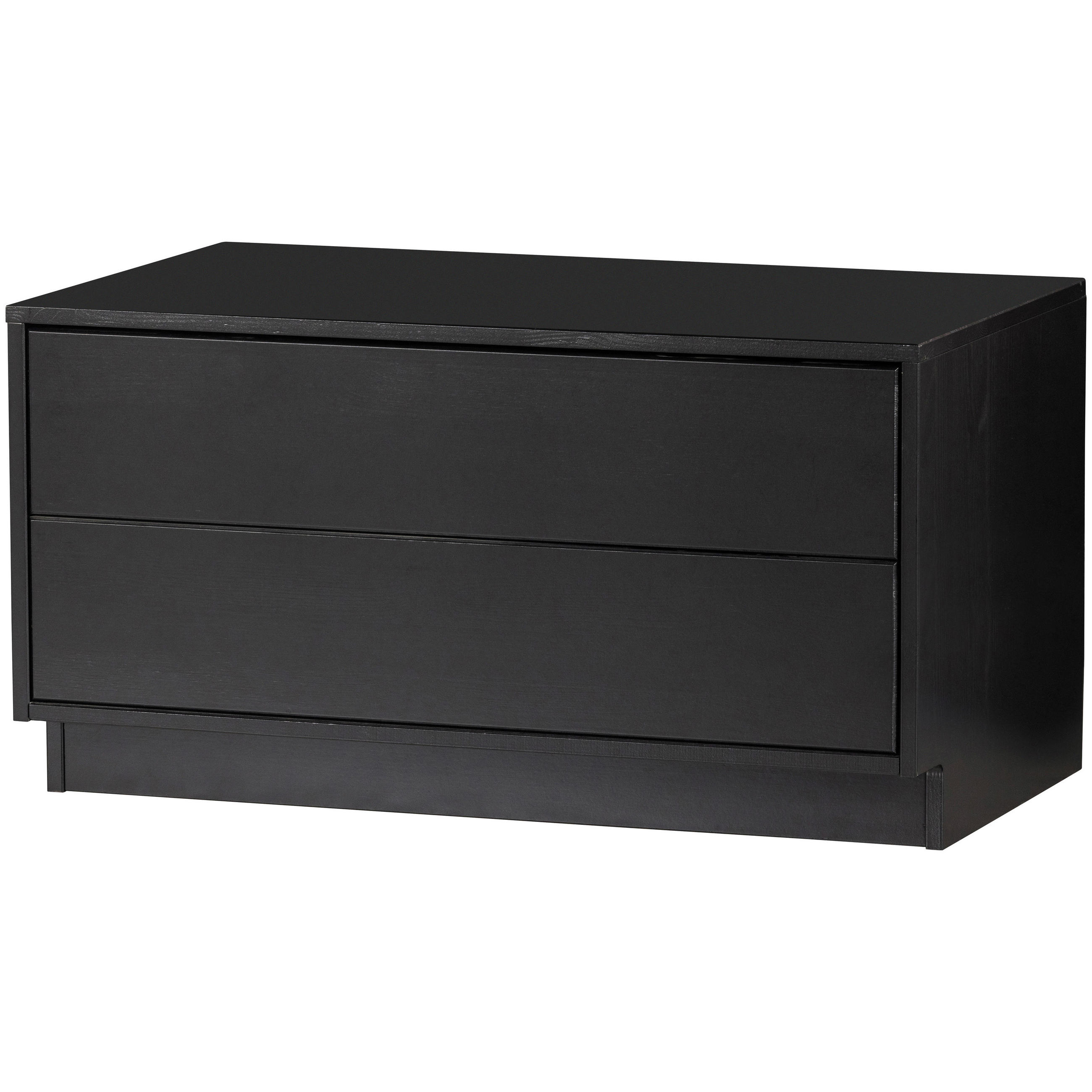 Livetastic Lowboard Finca Schwarz 75x40x40 cm