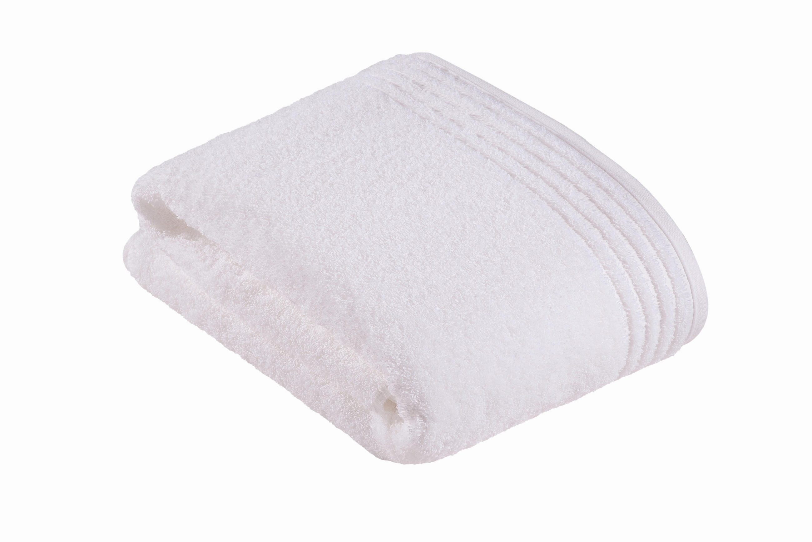 RUČNÍK DO KOUPELNY, 100/150 cm, bílá - bílá, Basics, textil (100/150cm) - Vossen