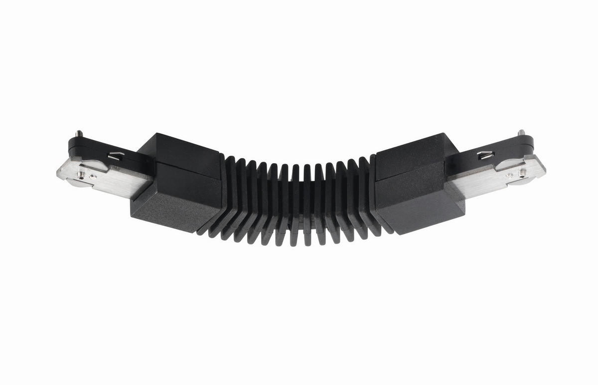 SCHIENENSYSTEM-VERBINDER     - Schwarz, Basics, Kunststoff/Metall (2,2/12,8cm) - Fischer & Honsel