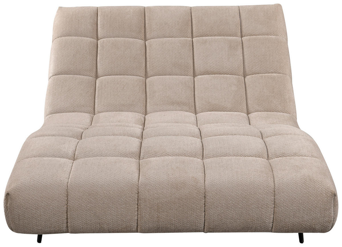RELAXAČNÍ VÁLENDA, textil, krémová - černá/krémová, Design, kov/textil (118/83/168cm) - MID.YOU