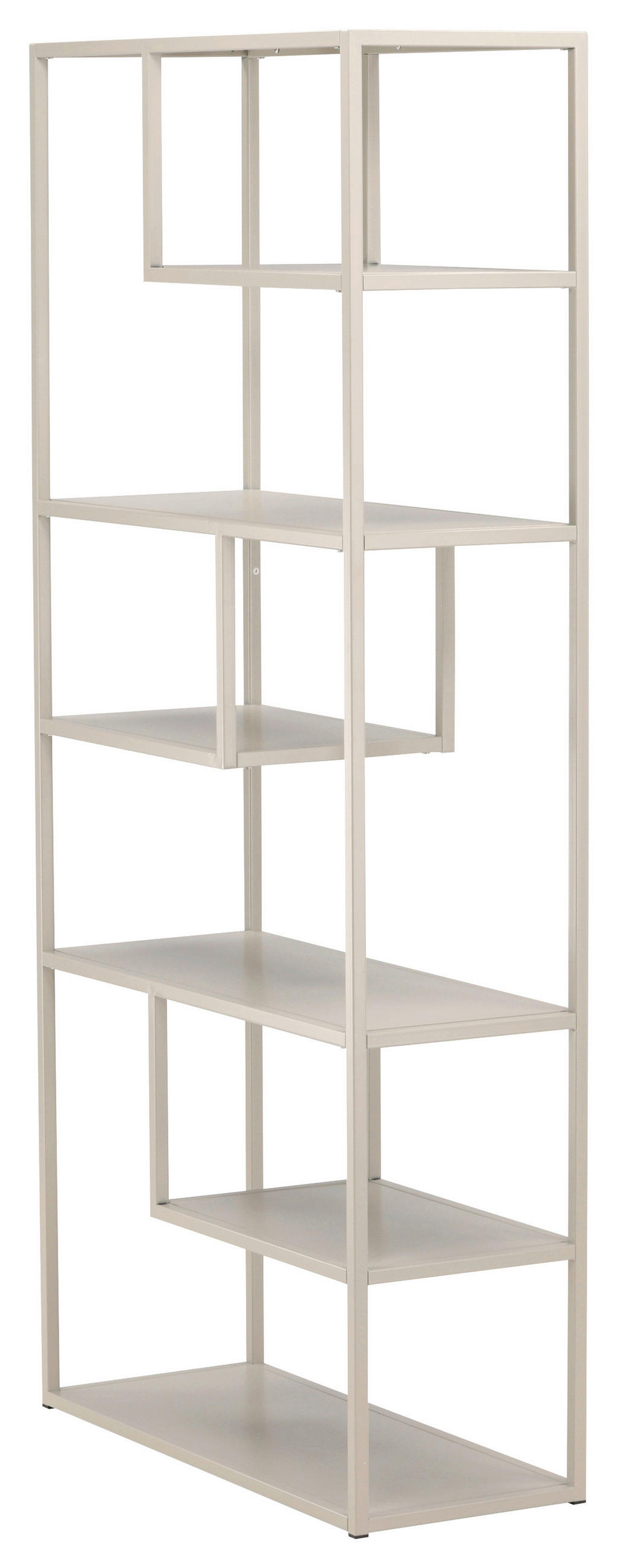 BOKHYLLA i 85/188/35 cm beige  - beige, Design, metall (85/188/35cm) - Livetastic