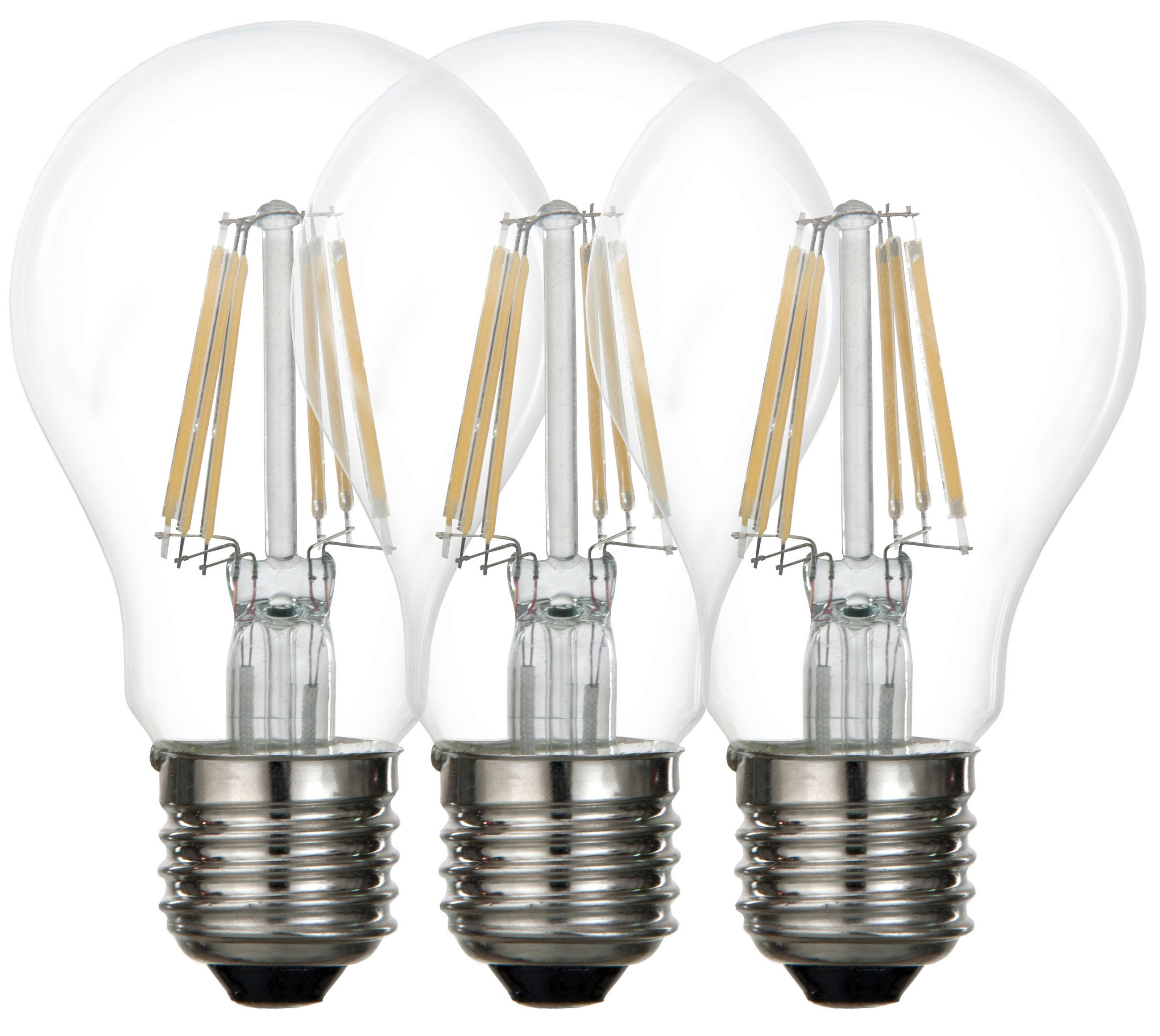 LED-LJUSKÄLLA   E27 6 W  - transparent, Basics, metall/glas (6/10,6cm) - Boxxx