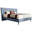 BOXSPRINGBETT 180/200 cm  in Graublau  - Graublau/Schwarz, Design, Holz/Holzwerkstoff (180/200cm) - Esposa