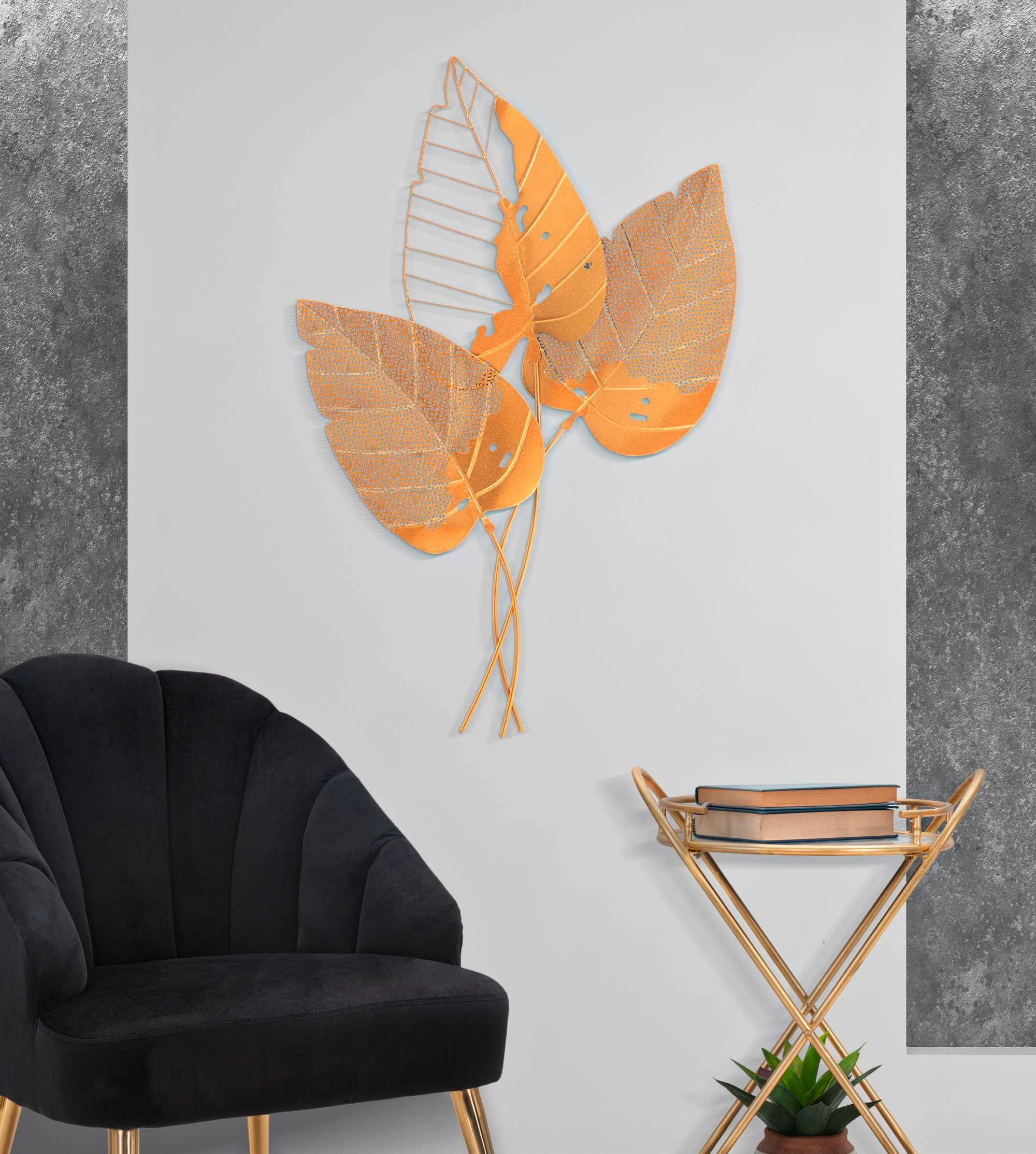 Wanddeko Autumn Leaf Metall  - Basics, Metall (53/84.5/4cm)