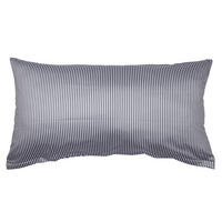 KISSENHÜLLE Giorgio 40/80 cm  - Anthrazit/Weiß, KONVENTIONELL, Textil (40/80cm) - Janine