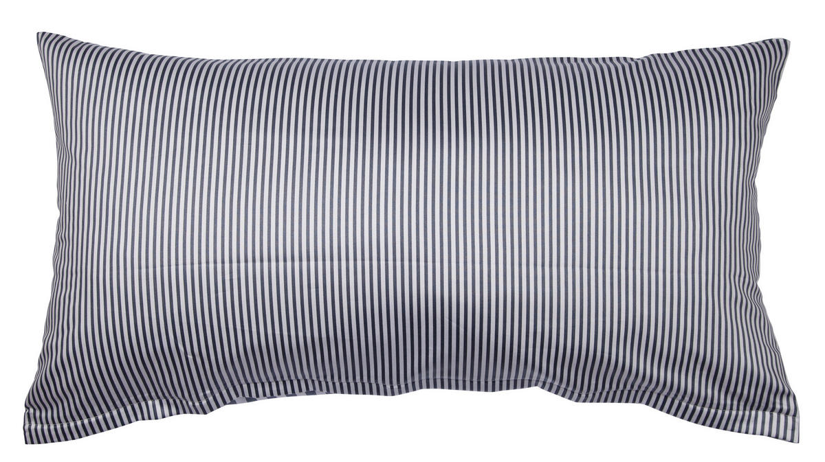 KISSENHÜLLE Giorgio 40/80 cm  - Anthrazit/Weiß, KONVENTIONELL, Textil (40/80cm) - Janine