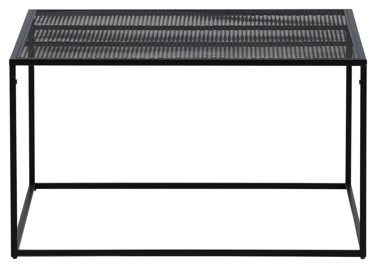 SOFFBORD i metall 80/80/45 cm  - svart, Design, metall (80/80/45cm) - Livetastic