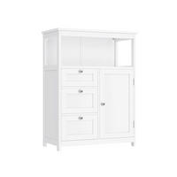 MIDISCHRANK 60/80/30 cm  - Chromfarben/Weiß, MODERN, Holzwerkstoff/Metall (60/80/30cm) - MID.YOU