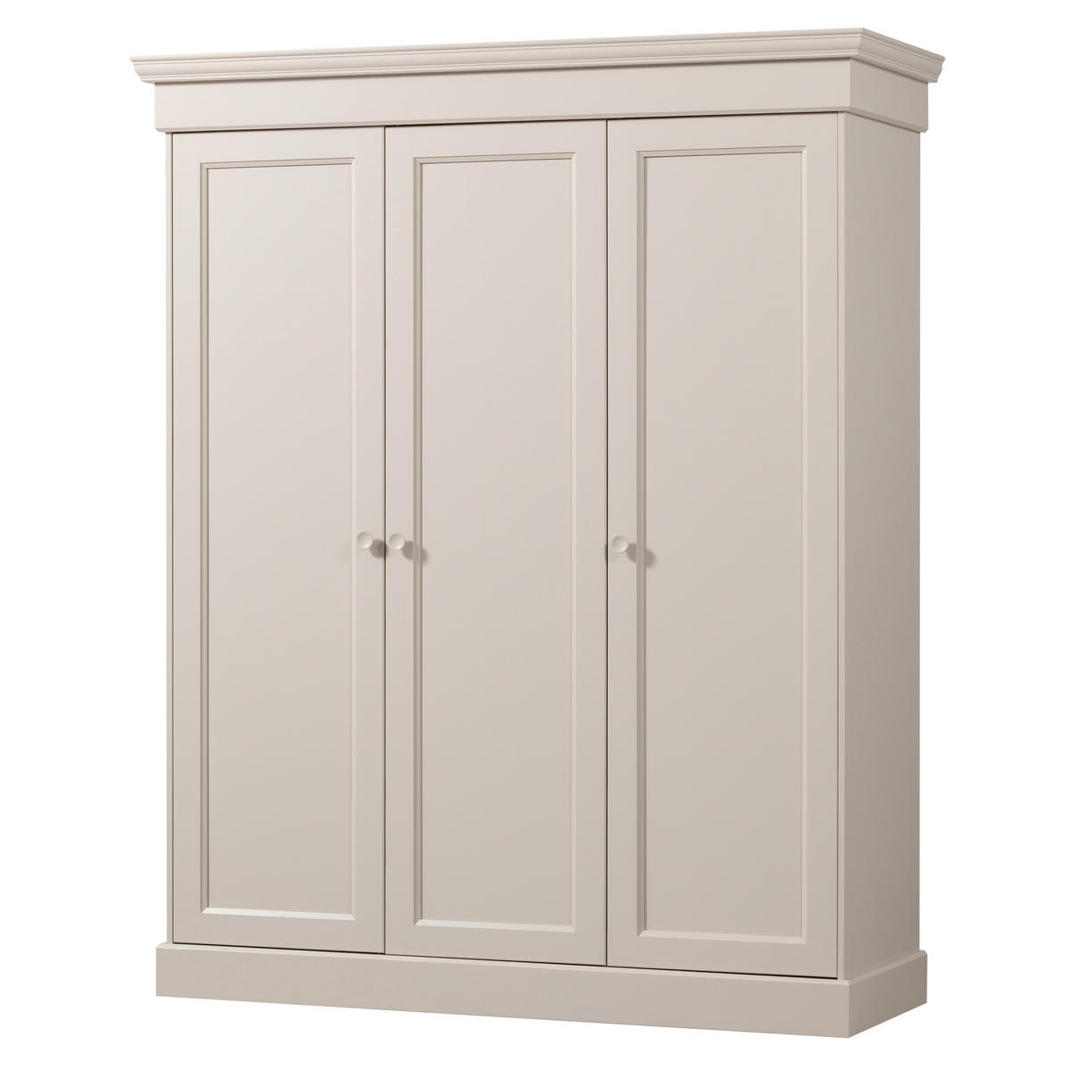 DREHTÜRENSCHRANK 171/212/63 cm,  in Grau, 3-türig  - Grau, Basics, Holz (171/212/63cm) - MID.YOU