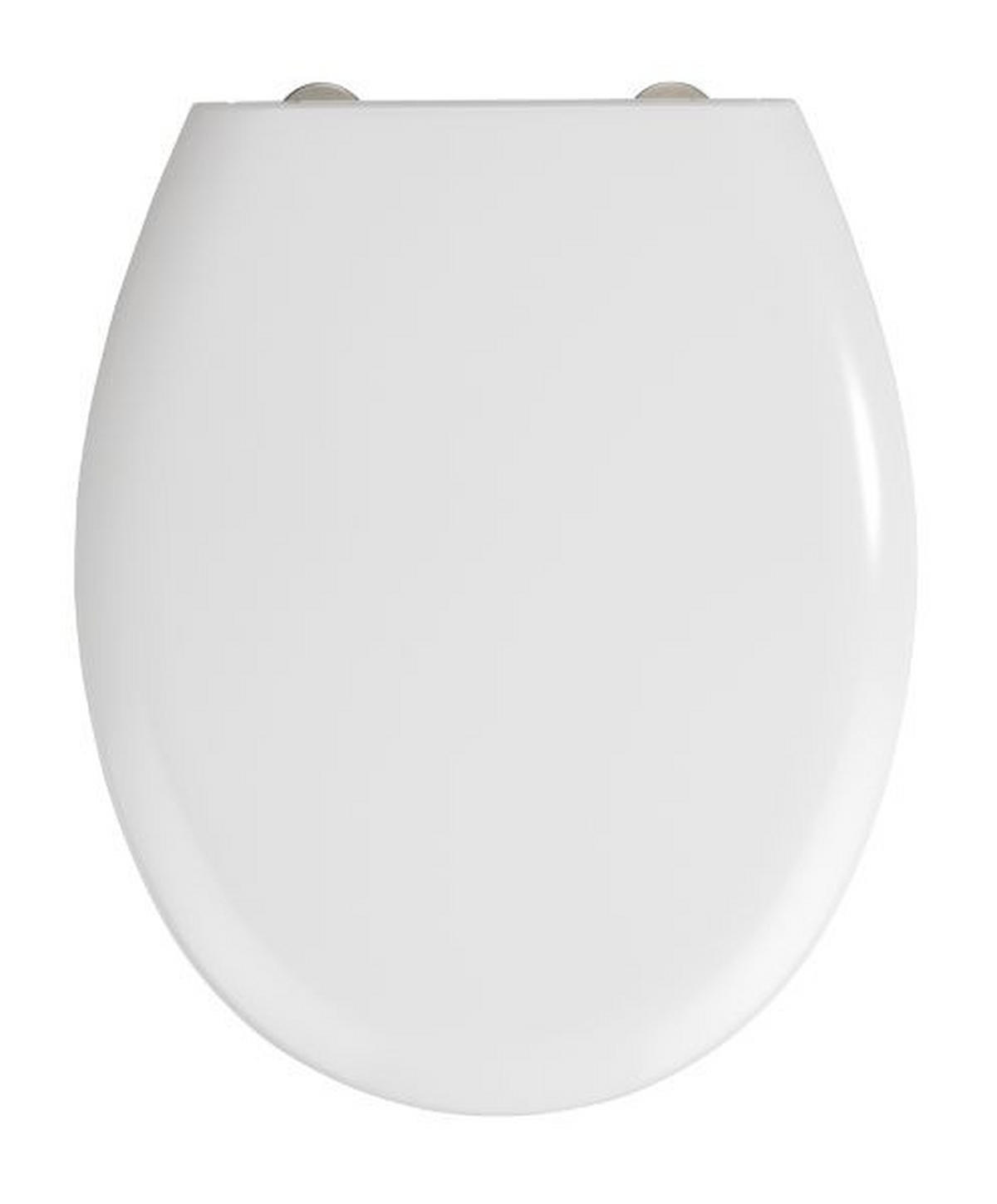 WC-SITZ Weiß  - Weiß, Basics, Kunststoff/Metall (37/44,5cm) - Wenko