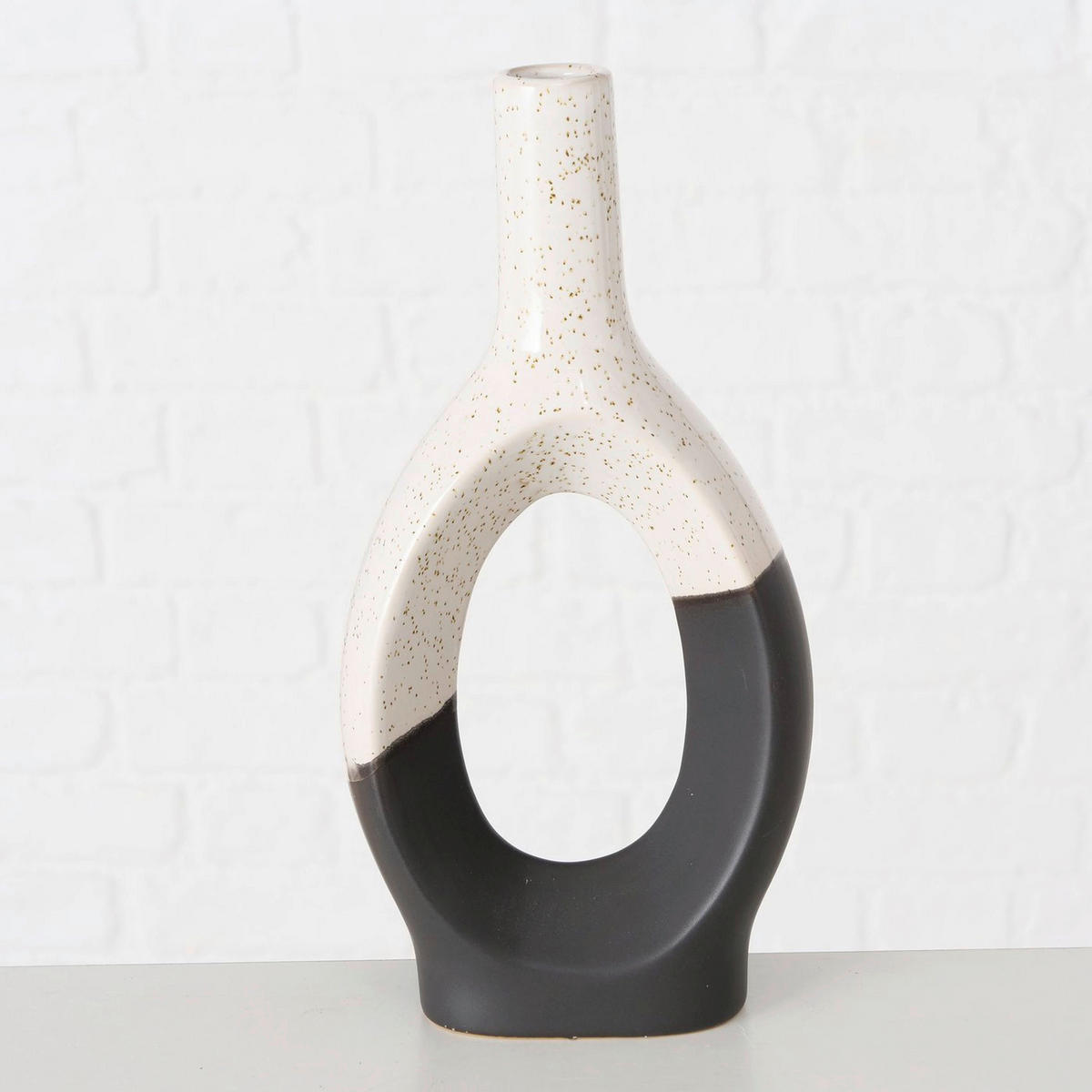 VAS 26 cm  - vit/svart, Basics, keramik (6/26/13cm)